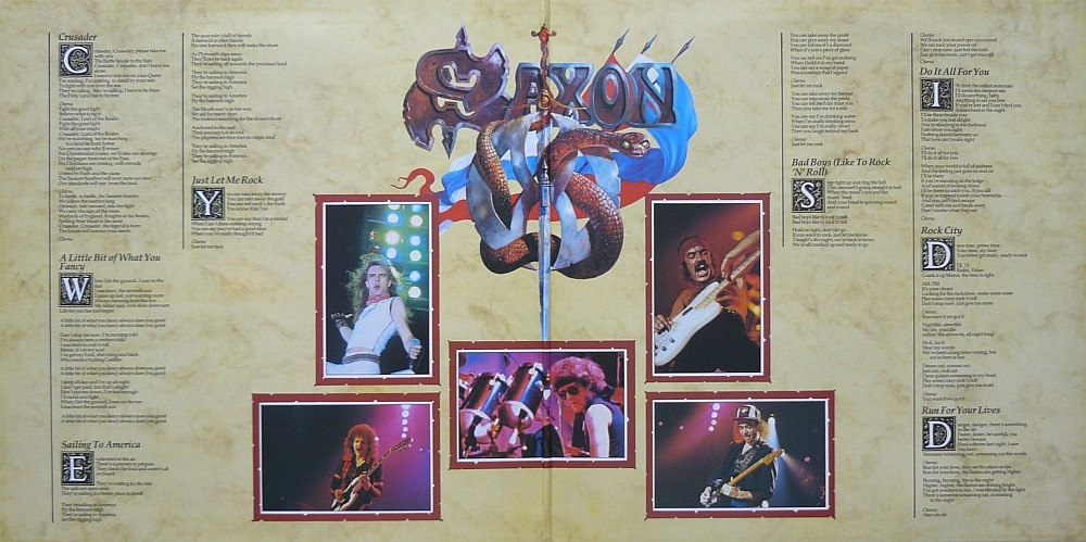 fuckyeah-nwobhm:  Saxon: Crusader, Carrere Records, 1984 Their sixth studio album,