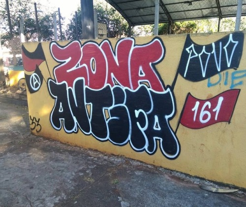 ‘Antifa Zone’ in Londrina, Brazil