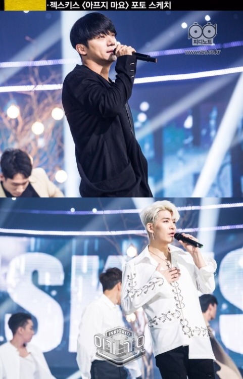 New magnificant photos of Sechskies on SBS Ingigayo.