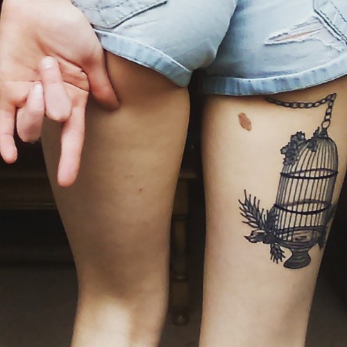 #newink #openbirdcage #freedom #happiness #inkedgirlsdoitbetter