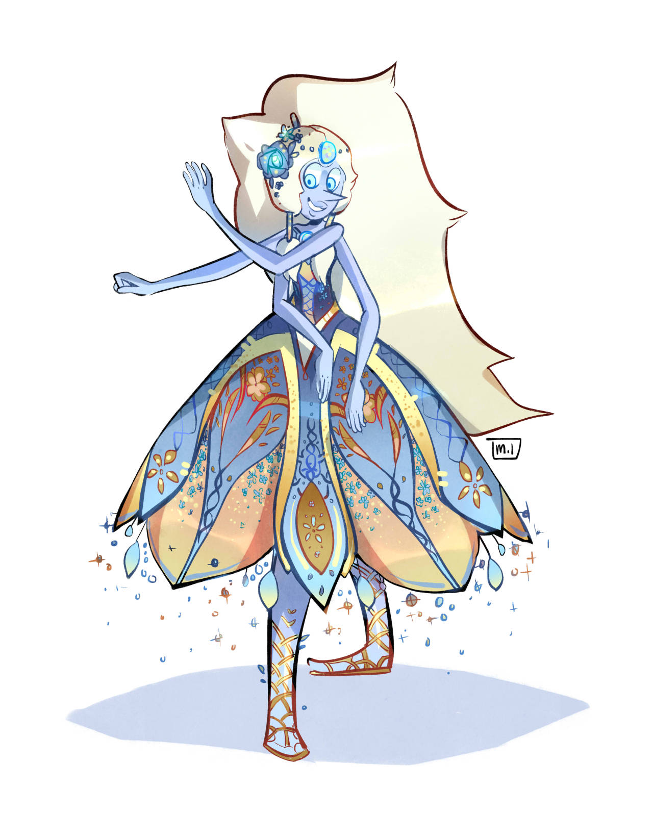 glitterhobo:  Fancy Opal!  ｡･:*:･ﾟ★,｡･:*:･ﾟ☆ ｡･:*:･ﾟ★ 