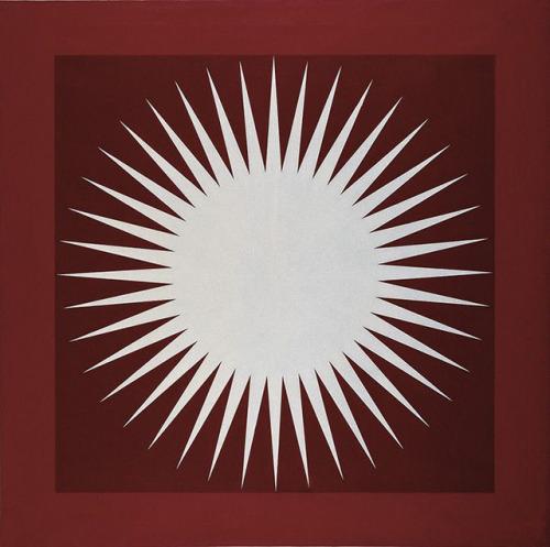 apeninacoquinete: Mario Ballocco Pulsazione di luminosità, 1969/1982, Acrilico liquitex su tela