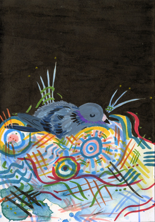 This Is My Color Theory Final! I Made A Pigeon Book!