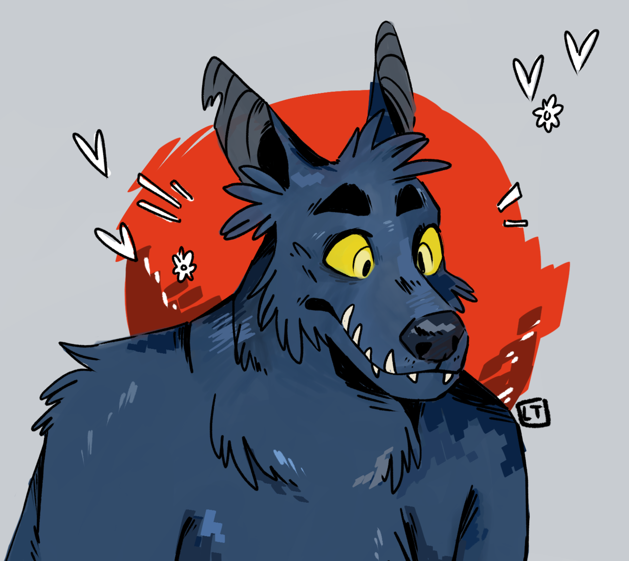 lydkyd-art: Some werewolves for @baddfinch ! I love your constant support man thank