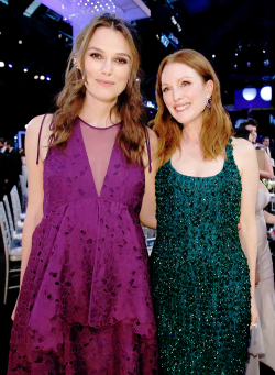 morejulianne:   Keira Knightley and Julianne Moore  || 21st Annual Screen Actors Guild Awards 