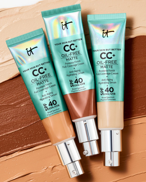 Oil-free  Matte finish  SPF 40 @ITCosmetics has you covered for the hottest days of summer