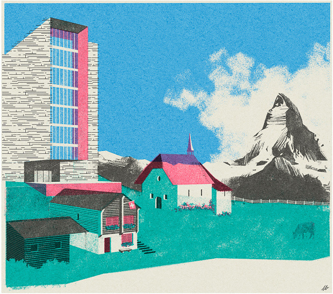 exhibition-ism:  Great illustrations from Amsterdam-based artist Leonie Bos, check