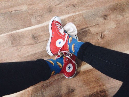 converse and fun socks