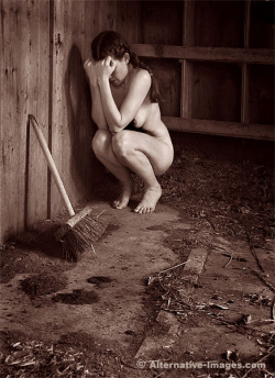 Kinkissx:  Exhausted For The Hard Labor In The Farm, The Female Slave Rests A Moment