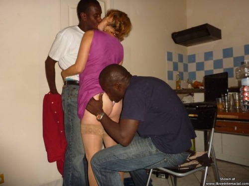 2small4her:  Another wife satisfies her curiosity about black cock or you could say “another one bites the dust”. 