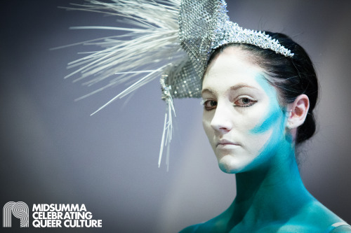 Dancer offstage for Midsumma Gala Ball. 