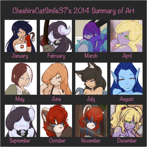 Porn Pics  2014 Art Summary  The year of the squinty