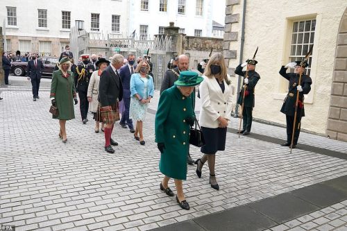 The Duke and Duchess of Rothesay accompany Her Majesty The Queen to the Opening Ceremony the of the 