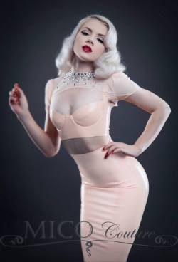 themoshblog:Mosh by Idollphamine wearing Mico Couture Latex 