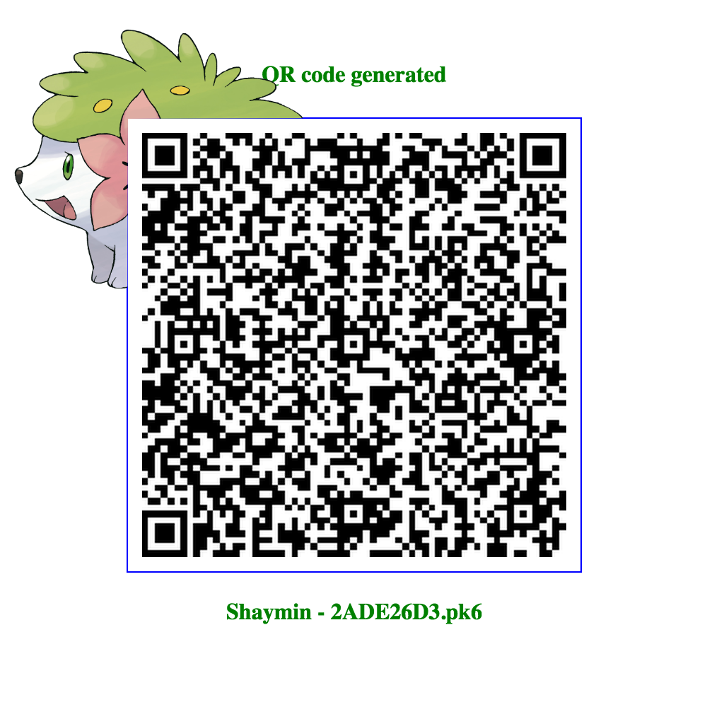 It S Me Qr Codes For Keldeo Shaymin Meloetta Genesect It S Me Qr Codes For Keldeo Shaymin Meloetta Genesect