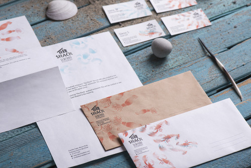 Rustic seafood restaurant branding by Armenia-based Backbone Branding 