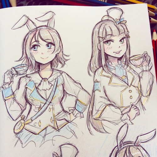 kuriidono:August sketchbook drawings from instagram~! ✨