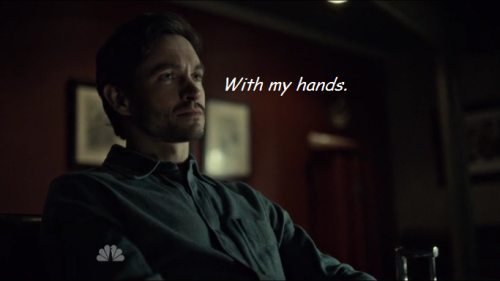 forhopeburnsbright: clairefox35:  Actual scene from Hannibal 2x08 Su-Zakana.  the-nothing-spaces and