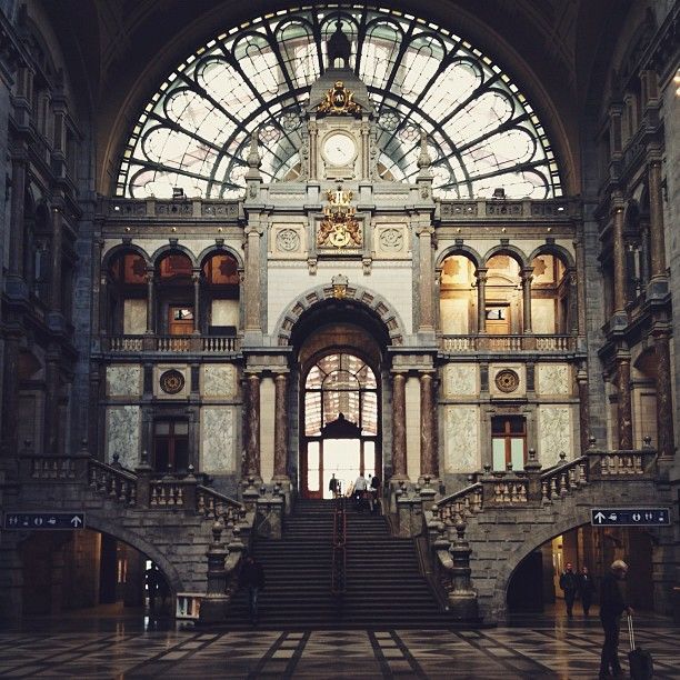 ghostlywriterr: Antwerp Central Station. Belgium