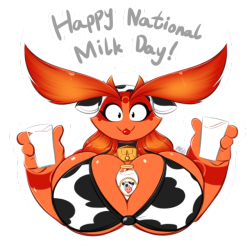 averyshadydolphin:  Nobody told me it was National Milk Day yesterday so this is a little late, but whatever