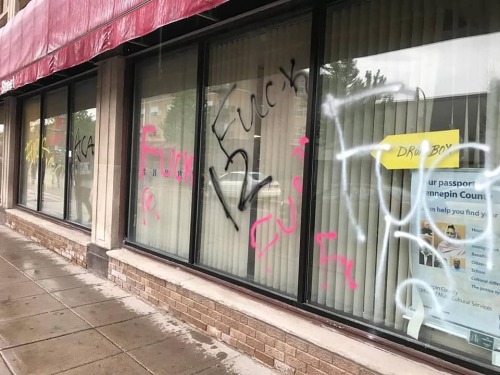 radicalgraff: 26 May 2020 - Graffiti in Minneapolis, painted during the anti-cop protests in respons