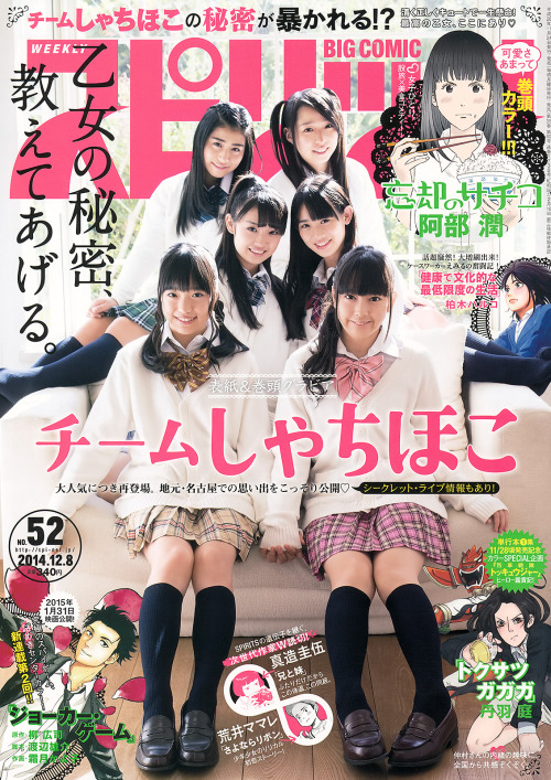 チームしゃちほこ Big Comic Spirits 2014 No.52