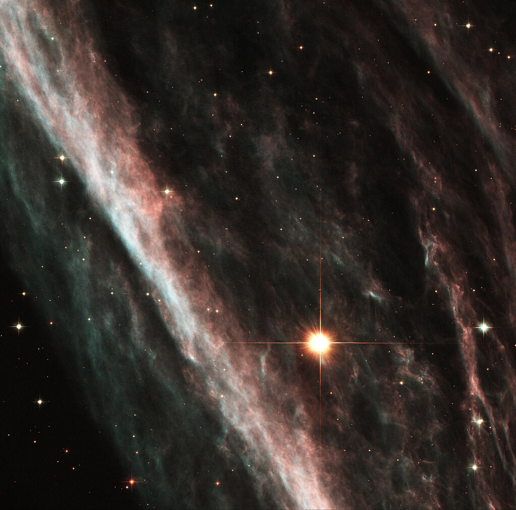Pencil Nebula by NASA Hubble