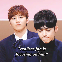 icydays:  when seungkwan catches a fan filming him