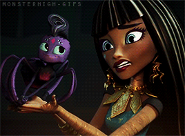 Monster High Gifs — Cleo de Nile in the new Monster High Series Sneak