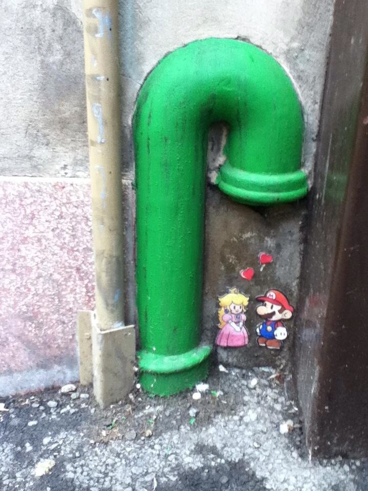gamefanatics:  Found this street art yesterday - awesome _________________________________________