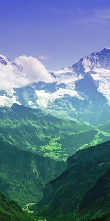 1080x2160 Swiss Alps, green mountains, nature wallpaper @wallpapersmug : bit.ly/2EBfd6v - htt