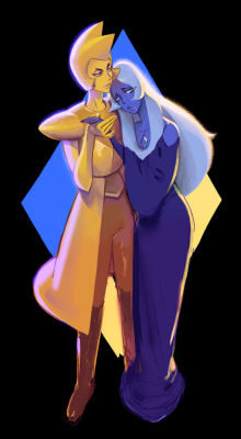 leejennydo:yellow and blue diamonds <3