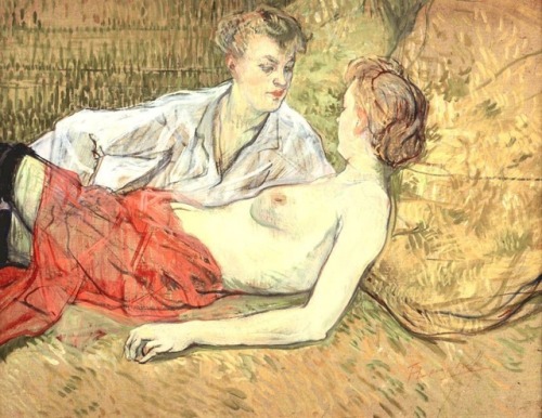 paintings by Lautrec that you cannot convince me are not of gay women [x x x]