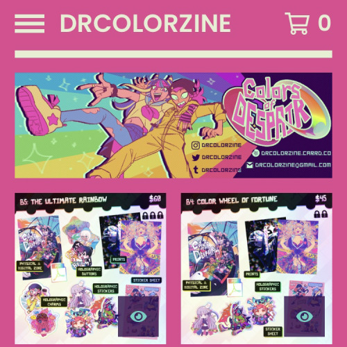 drcolorzine:✩✩ PREORDERS OPEN✩✩Somewhere over the rainbow… or just in the store link below, the DR C