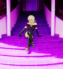 aranea-serket:  alinajames:  Roxy Lalonde - The Knitted DressCosplay by me, photographs by my sister, edited by me as well, obviously photoshop was involved.I love this outfit of Roxy! I think it’s my favourite. I tried to make the background look like