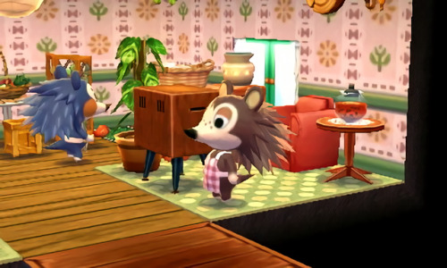 animalcrossingnewleaflife: One cute little Hedgehog family :)