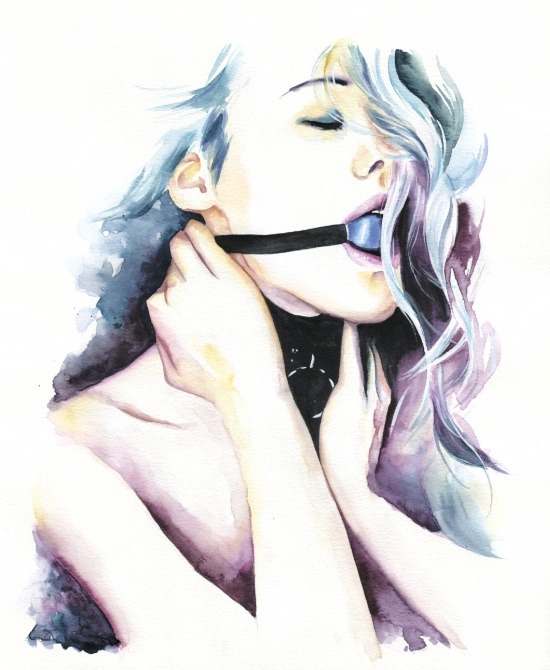 artagainstsociety:  Sexy Watercolor Paintings by Cora-Tiana  