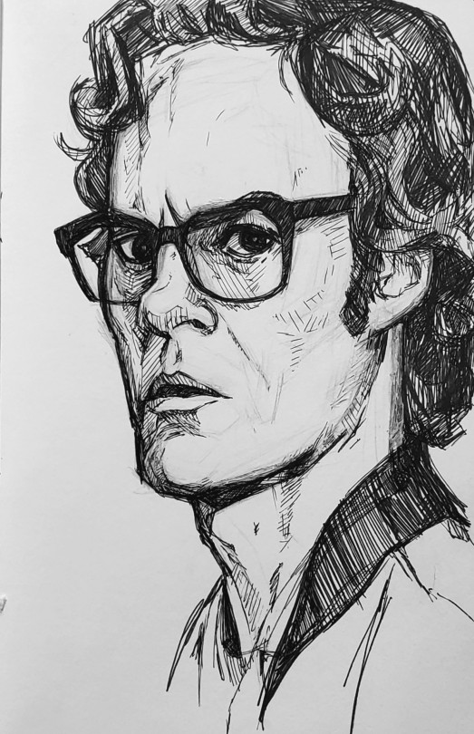 perpetuallycaffeinated:perpetuallycaffeinated:Turned out all kinds of Whoops, but hey! Another attempt at Richie Tozier Proof that my process for learning people’s faces/drawing in general really is just “okay just do it. Okay do it again