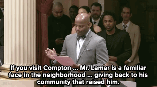 micdotcom:  Watch: The city of Compton just gave Kendrick Lamar a huge honor.