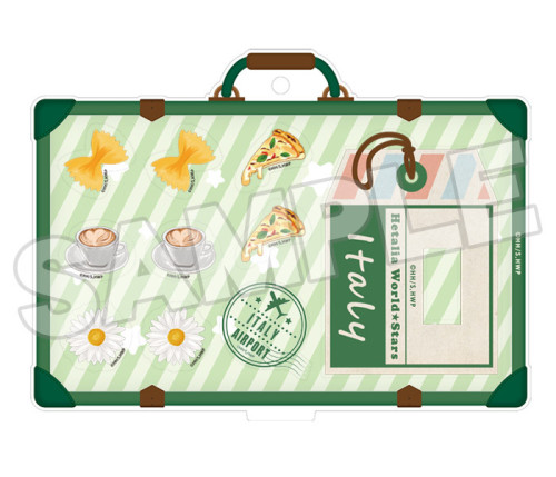 Hetalia World Stars Acrylic Interior Case by Orange RougeMSRP: 3,630 yen each. Release Date: April 2