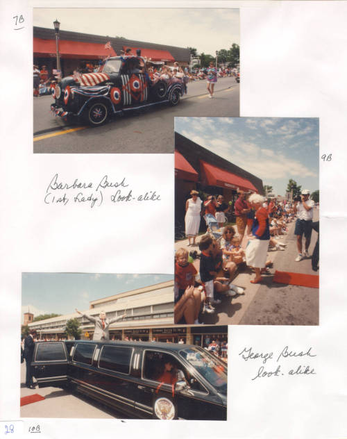 Scenes from 4th of July parade celebrating Whitefish Bay’s centennial, 1992.From volume 29 in a seri