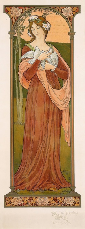 Elisabeth Sonrel &ldquo;Tender Doves&rdquo;