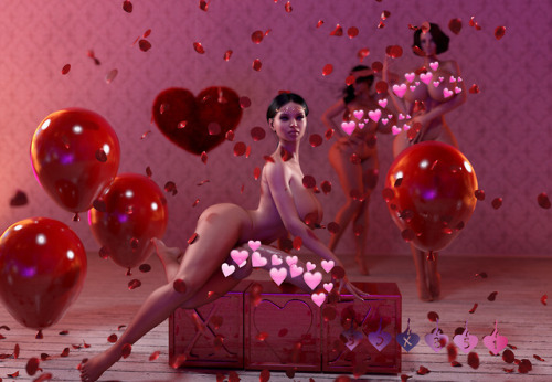 Valentine’s Day 3d Art ContestIf you like it, you can vote it on the official Slushe poll post: htt