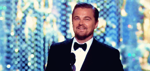 lydiareyes: Leo’s reaction to recieving a standing ovation
