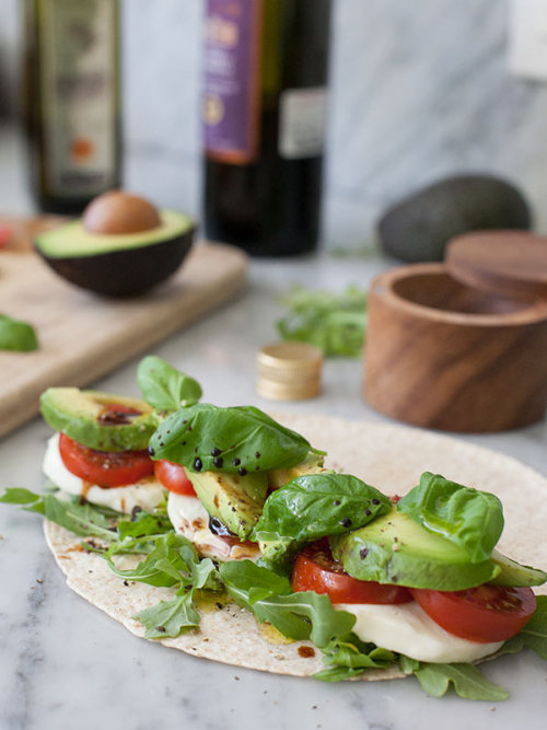 foodopia:  avocado caprese wrap: recipe here 