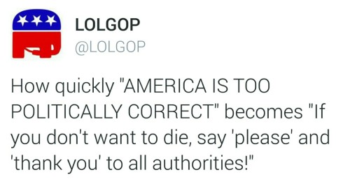 liberalsarecool:  The American paradox: you kids are too sensitive as police kill you. 