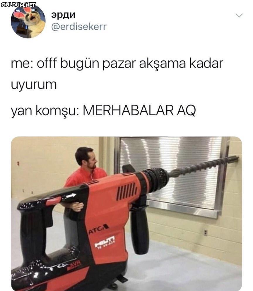 Pazar günlerinin klişesi...