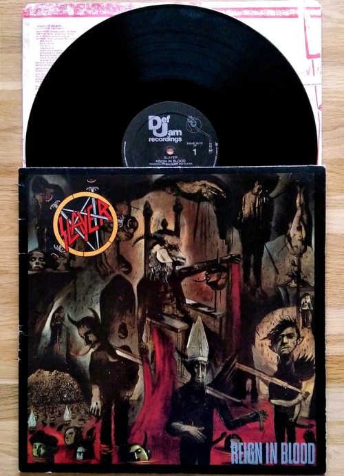guldsevinyl:  Slayer - Reign In Blood LP Def Jam Recordings 1986
