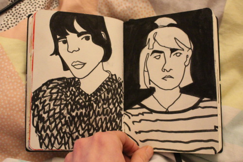 Iwetta and me, Iwetta and Leon, a6 notebook