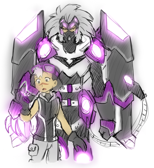 birbboi: fangirltothefullest: Did I ever show you guys the Voltron (Digimon) Frontier thing I doodle